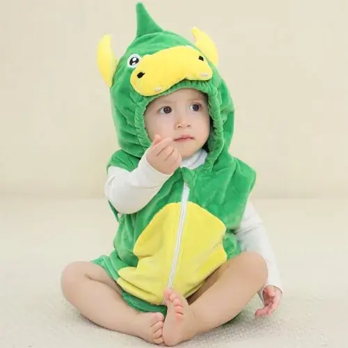 Image de Barboteuse Lion Kigurumi Bébé - Combinaison Animaux Hiver