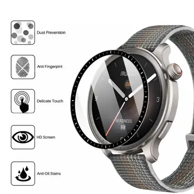 Image de Film protecteur incurvé 9D pour Amazfit Balance - Écran HD