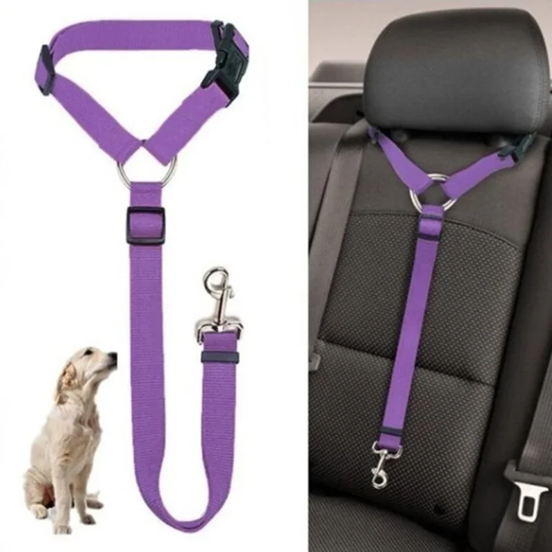 Immagine di Cintura di Sicurezza per Cani Auto - 2 in 1 Regolabile