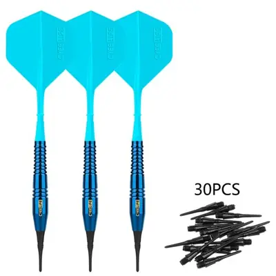 Image de Fléchettes Électroniques 18g - Baril de 30 Pointes Souples