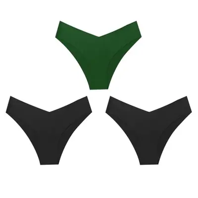Image de Ensemble Lingerie 3 Pièces Sans Couture - Douceur Soie Glacée