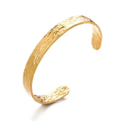 Image de Bracelet Manchette Fleur Or - Élégant & Raffiné