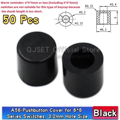 A56 zwart 50pcs