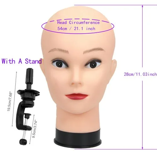 Head D with stand