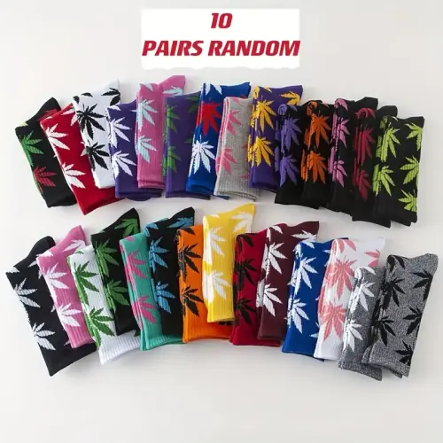 Image de Chaussettes Sport Minimalistes Homme - 10 Paires Colorées