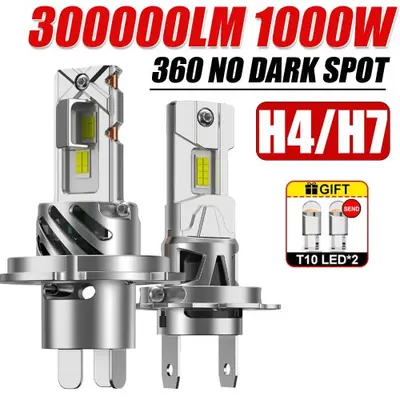 Image de Phares LED H4 Canbus Sans Erreur - Éclairage Puissant & Automatique