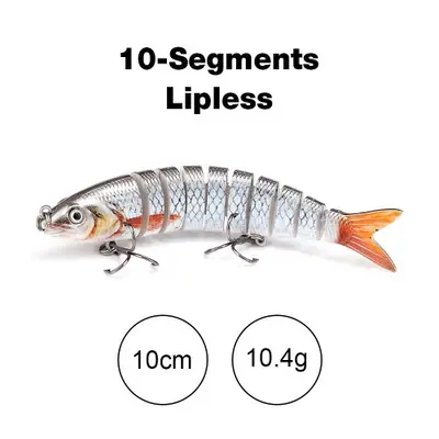Image de Leurre Wobbler Multi-Articulé 10-12.5 cm - Pêche au Brochet