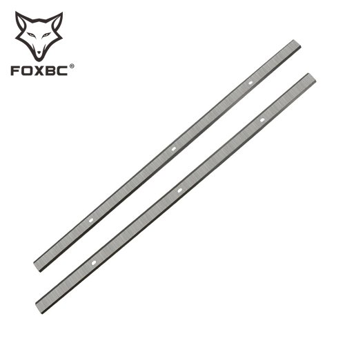 Imagen de FOXBC-cuchillo cepillador HSS para Metabo dh 332, herramienta de carpintería, 13 ", 330mm, Juego de 2