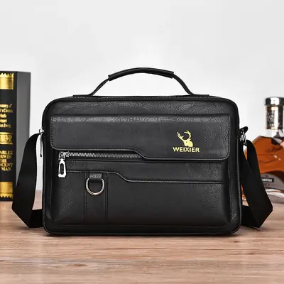 Image de Sac Bandoulière Homme Cuir PU - Élégant & Pratique
