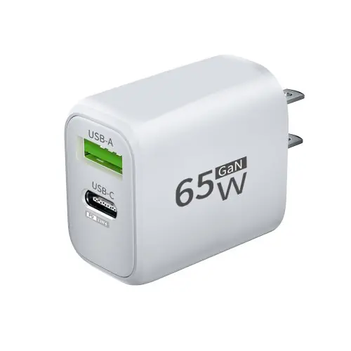 Image de Chargeur USB-C 65W Rapide pour iPhone, Samsung, Xiaomi & Plus