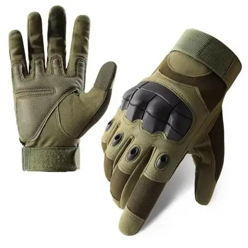 Grüne Handschuhe