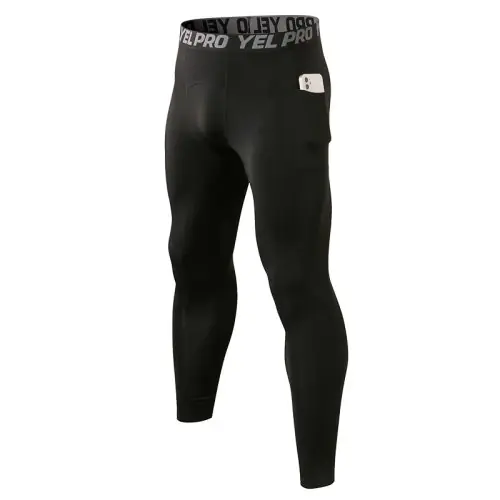 Image de Pantalons de Fitness Thermiques Homme - Velours Élastique