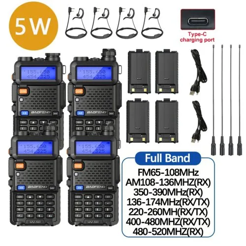 UV5R-5W-TK-4PCS