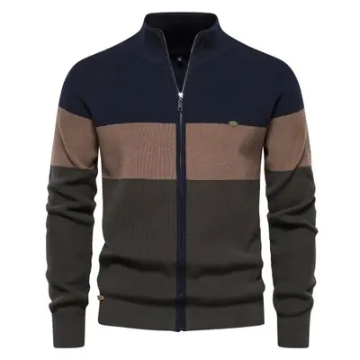 Image de Cardigan Homme Patchwork - Style Urbain Automne-Hiver 2023