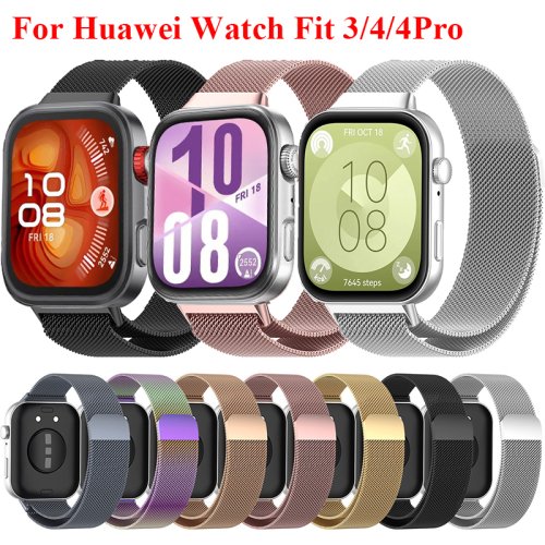 Zdjęcie Elegancki Pasek Milanese Loop do Huawei Watch Fit 3/4/4 Pro