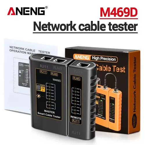 Image de Testeur de Réseau Professionnel M469D - RJ45, RJ11, RJ12
