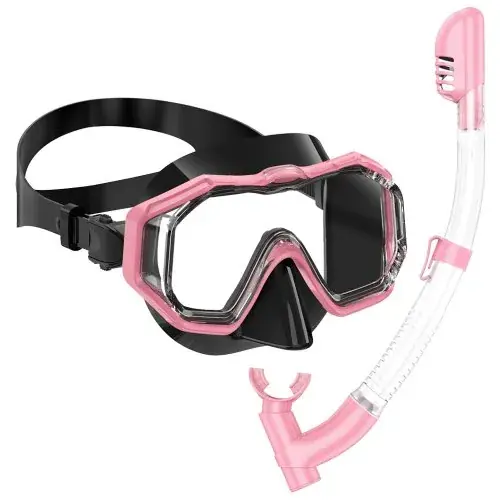 Image de Masque de Plongée Enfant 3 Fenêtres - Vue Panoramique HD