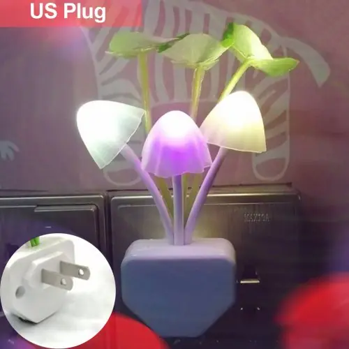 Image de Lampe Champignon LED - Veilleuse Colorée pour Bébé