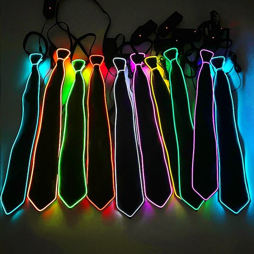 Afbeelding van Gloeiende LED Stropdas - Feest & Kerst Decoratie