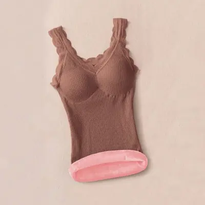 Image de Sous-vêtement Thermique Femme Grande Taille - Velours & Dentelle