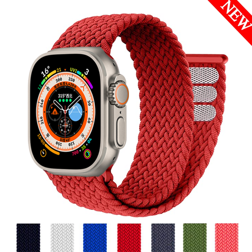 Imagen de Correa de Trenza con Bucle Solo para Apple Watch Ultra y Series 11, 10, 9, 8, 7, 6, 5, SE - Compatible con Tamaños 40mm, 41mm, 42mm, 44mm, 45mm, 46mm, 49mm