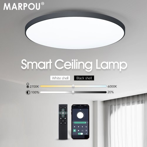 Image de Plafonnier LED Intelligent avec Télécommande