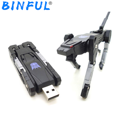 Imagen de Memoria USB en Forma de Perro Deformado de Plástico - Unidad Flash Alta Velocidad de 8GB a 512GB para Computadoras y Dispositivos