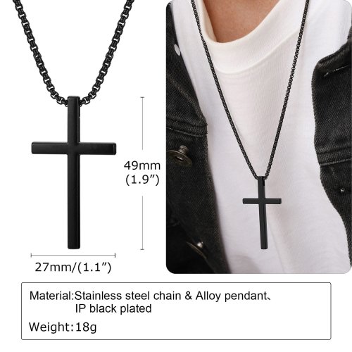 Image de Collier Croix Argent - Élégant & Intemporel