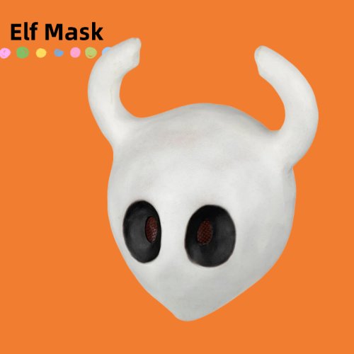 Immagine di Maschera da Cavaliere in Lattice per Halloween - Costume Cosplay Adorabile con Casco per Feste Tematiche e Avventure Immaginarie