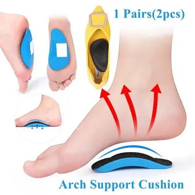 Image de Semelle Orthopédique en Cuir pour Pieds Plats
