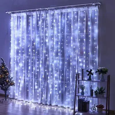 Image de Guirlande Lumineuse de Noël - Rideau LED Féerique