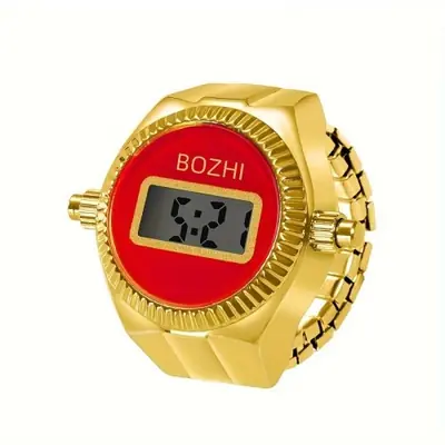 Image de Montre à Bague Électronique - Design Créatif pour Hommes et Femmes