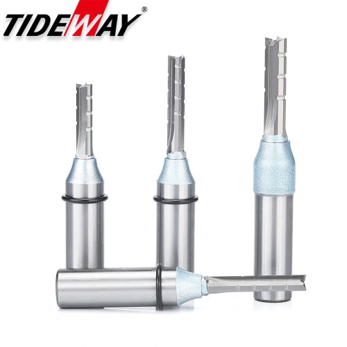 Imagen de Broca de Enrutadora TCT con Vástago de 1/2 Pulgada, 3 Flautas, para Corte Recto y Ranurado en Madera – Ideal para Carpintería CNC y Trabajos Precisos