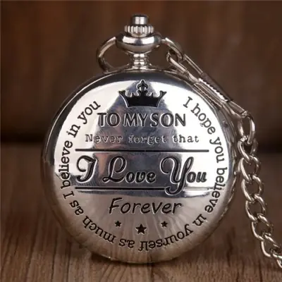 Image de Montre de Poche Vintage Argent - Cadeau Élégant pour Homme, Femme & Enfant