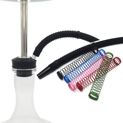 Image de Ressorts Élastiques Colorés pour Tuyau de Shisha - Diamètre 17,5 mm