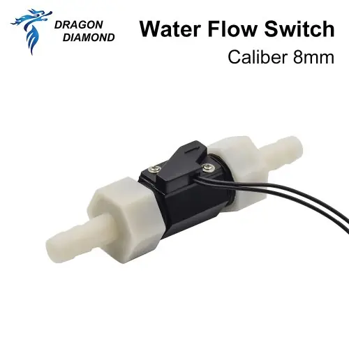 Image de Capteur de Débit d'Eau avec Buse 8mm - Protection Automatique pour Tube Laser CO2