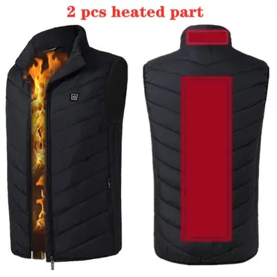 Image de Gilet Chauffant Homme - 17 Zones de Chauffage Infrarouge