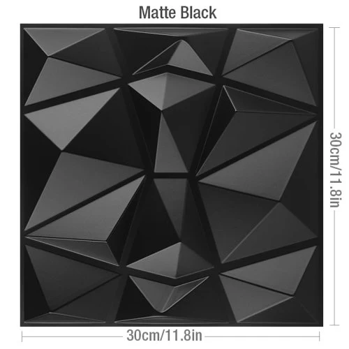 A-mat zwart-12PCS