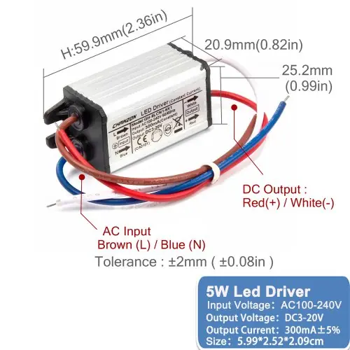 300mA DC3-20V