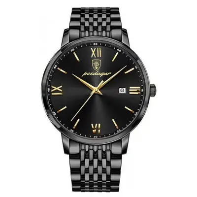 Image de Montre Homme Luxe Acier Inoxydable - Étanche & Lumineuse