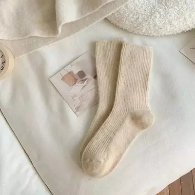 Image de Chaussettes Hiver Femme Cachemire Chauffantes