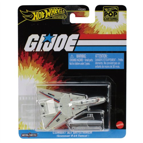 Zdjęcie Hot Wheels Premium Car Pop Culture – Model Samolotu Bojowego Skystriker w Skali 1:64, Zabawka Zestawowa z Diecast, Idealny Prezent Urodzinowy dla Chłopców