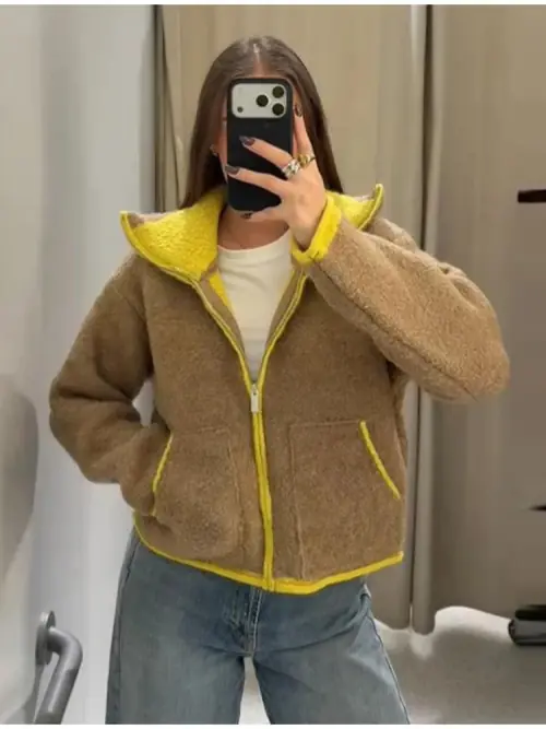Image de Manteau Long en Laine Femme - Élégant & Chaud