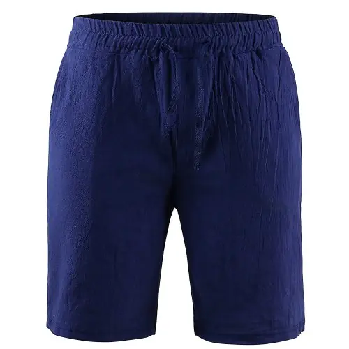 Image de Shorts Homme Lin Coton Été Respirant