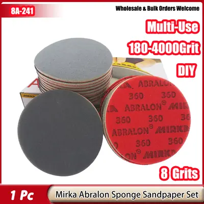 Image de Disque de Ponçage Mirka Abralon 6 Pouces - Polissage Précis & Doux