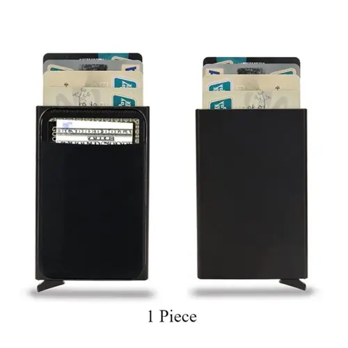 Image de Portefeuille Homme Anti-RFID Ultra-Mince