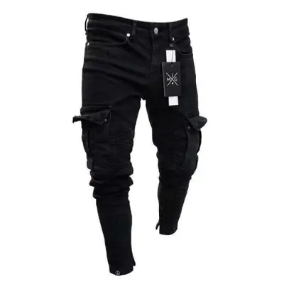 Image de Jeans Cargo Homme Stretch Coupe Slim