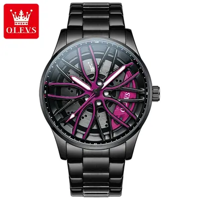 Image de Montre Homme Luxe Acier Inoxydable - Design Élégant & Quartz Précis