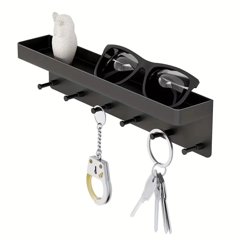 Imagen de Organizador de Pared con 6 Ganchos - Ideal para Cocina y Baño