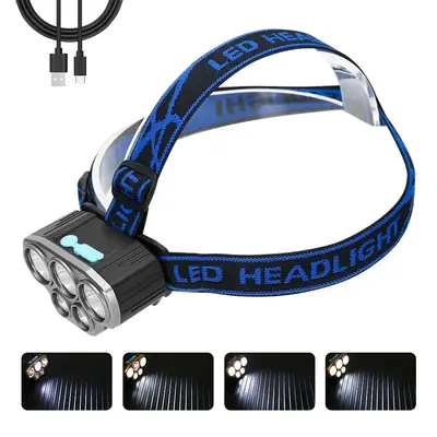 Image de Lampe Frontale Ultra Lumineuse Rechargeable USB